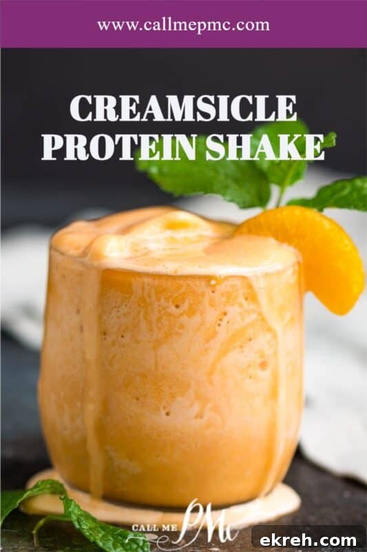 creamsickle Protein shake