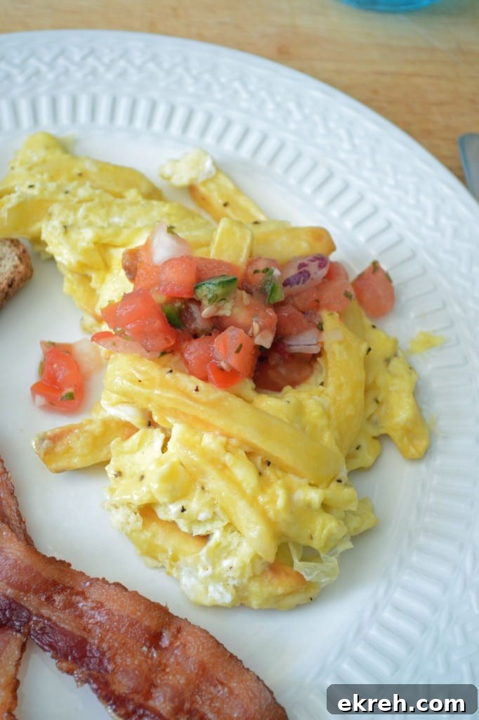 Crispy French Fries with Fried Eggs Recipe 3 French Fries and Eggs | Sarcastic Cooking