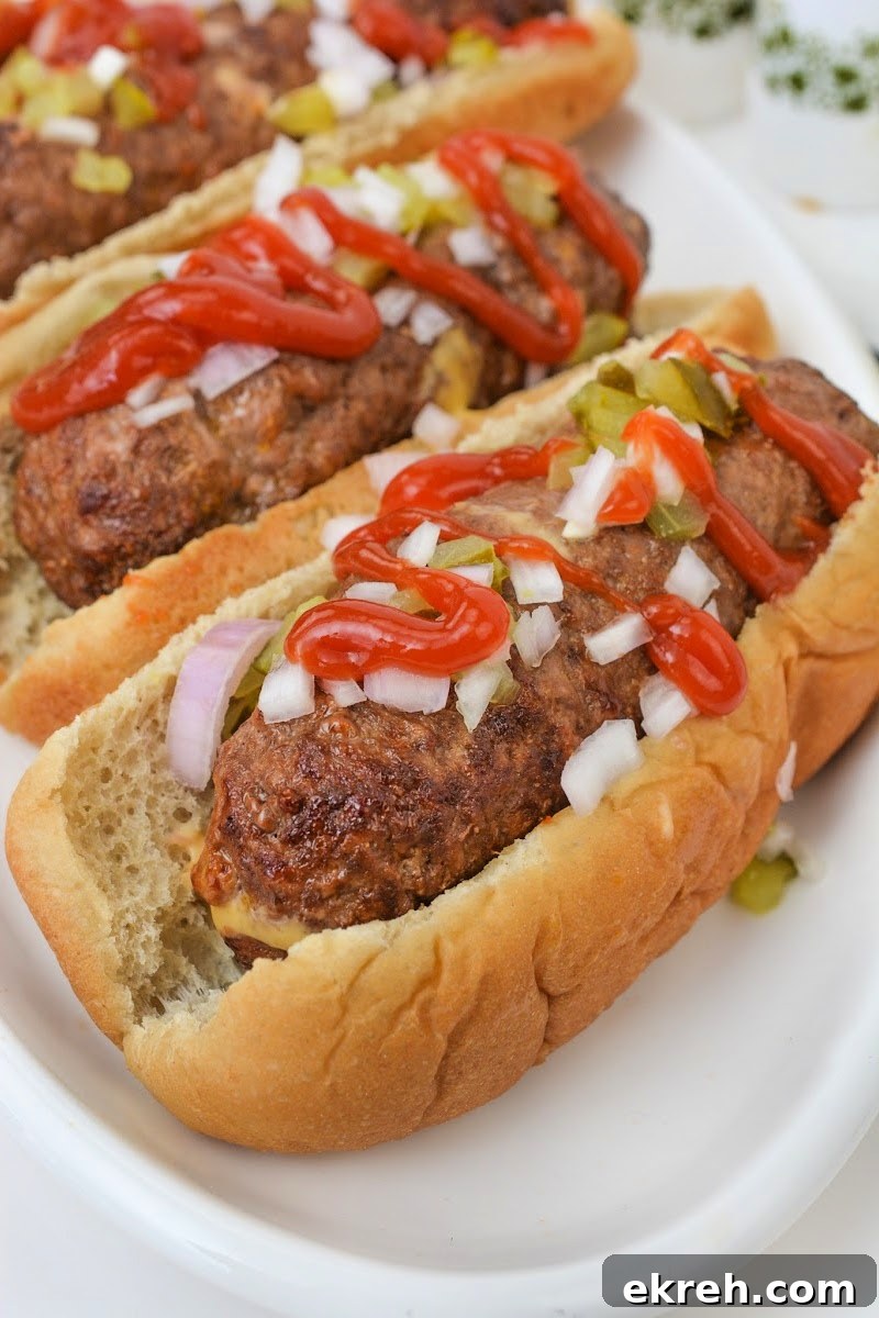 Keto Cheeseburger Dogs Recipe: Low-Carb Stuffed Hot Dogs 5 Keto Cheeseburger Dogs