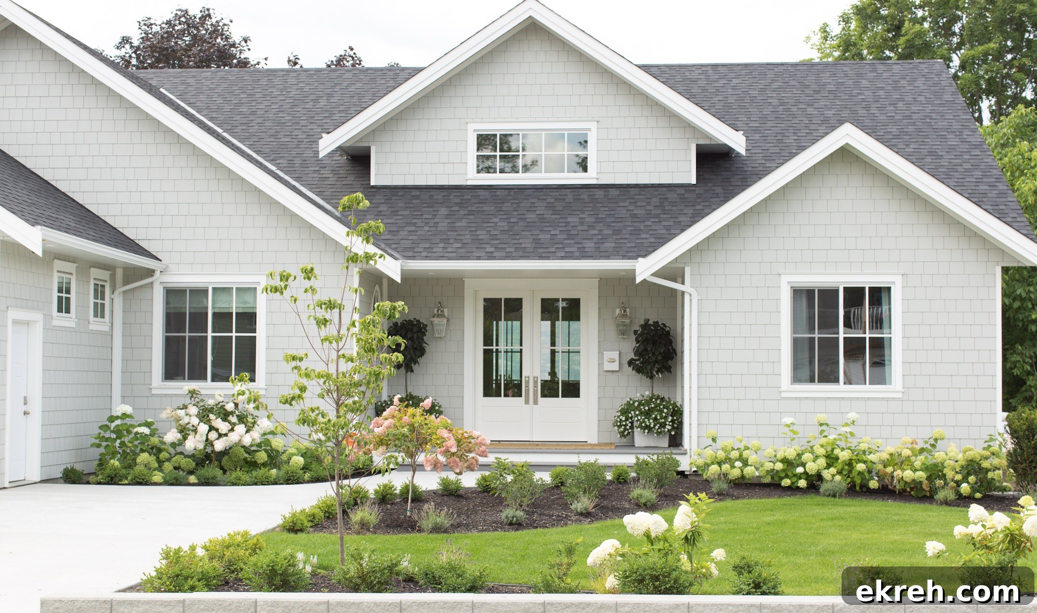 A finished custom home by builder Charles Wesszer
