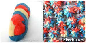 Fourth of July Fireworks Spritz Cookies 10 Version #2