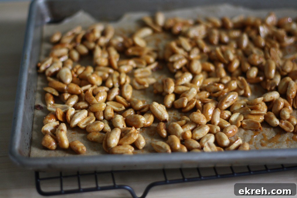 honey peanuts Bowl of honey peanuts