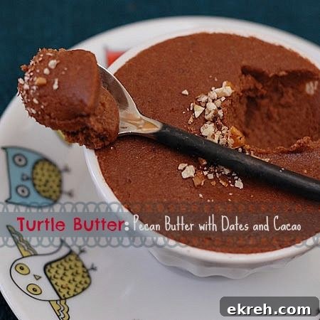 Chocolate Pecan Butter with Dates and Maple Syrup