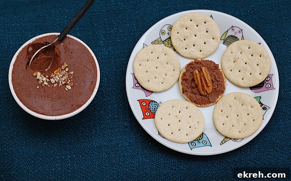 Turtle Butter: Pecans, Chocolate, Dates and Maple Syrup