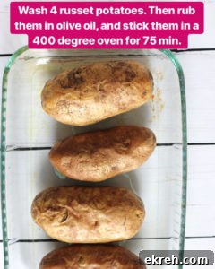Classic Twice-Baked Potatoes with Cheddar and Chives 3 Wash-4-russet-potatoes.-Then-rub