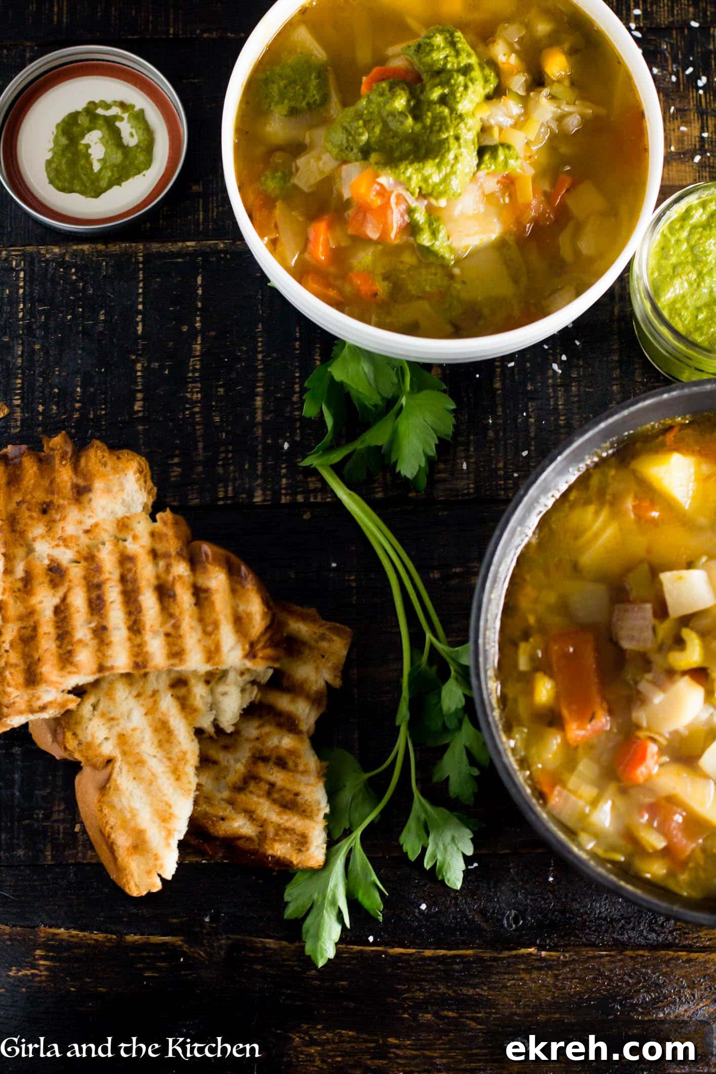 Provencal Vegetable Soup with Pistou - Girl and the Kitchen