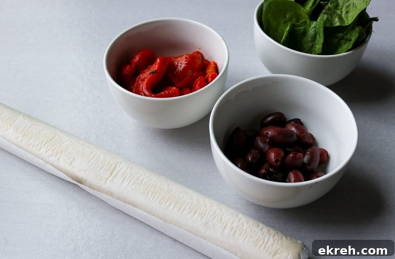 Greek Roll Up Ingredients