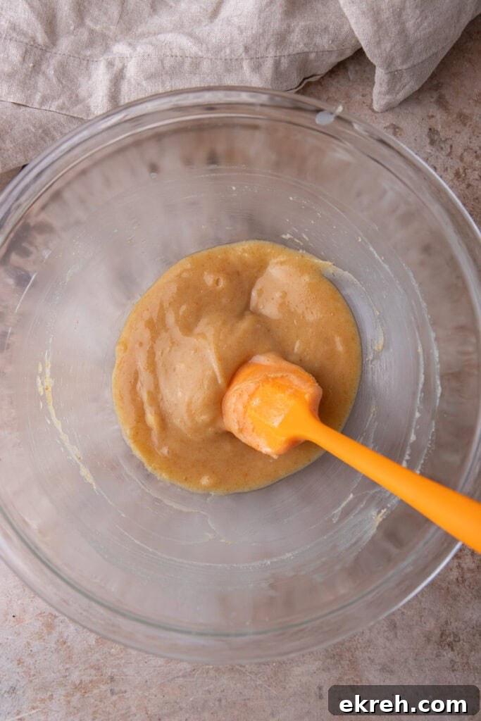 Chewy Brown Butter Pumpkin Snickerdoodle Cookies Recipe 5 ingredients in a bowl