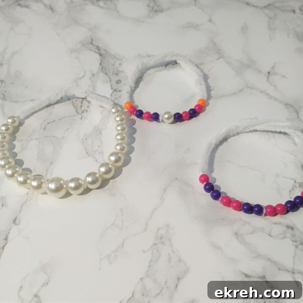 Pipe Cleaner Bracelets With Beads