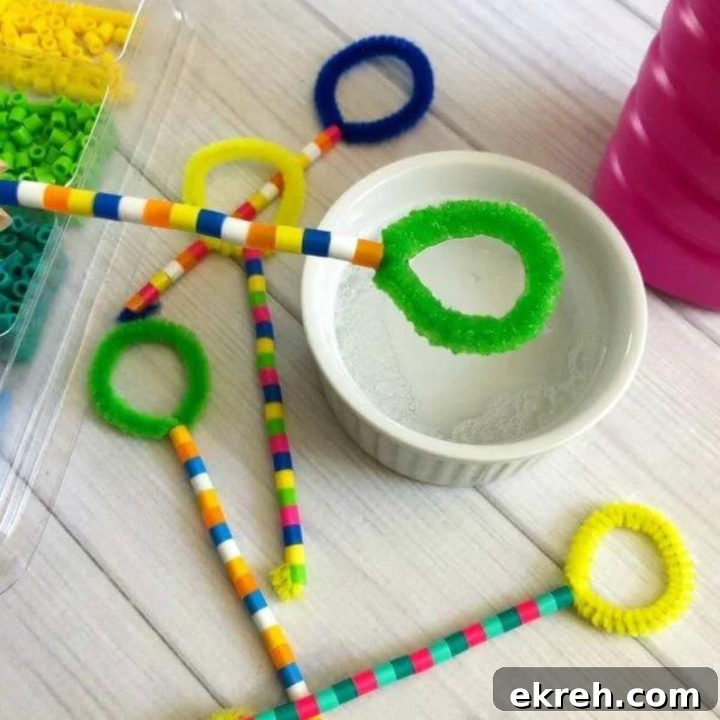 Colorful Bubble Wands