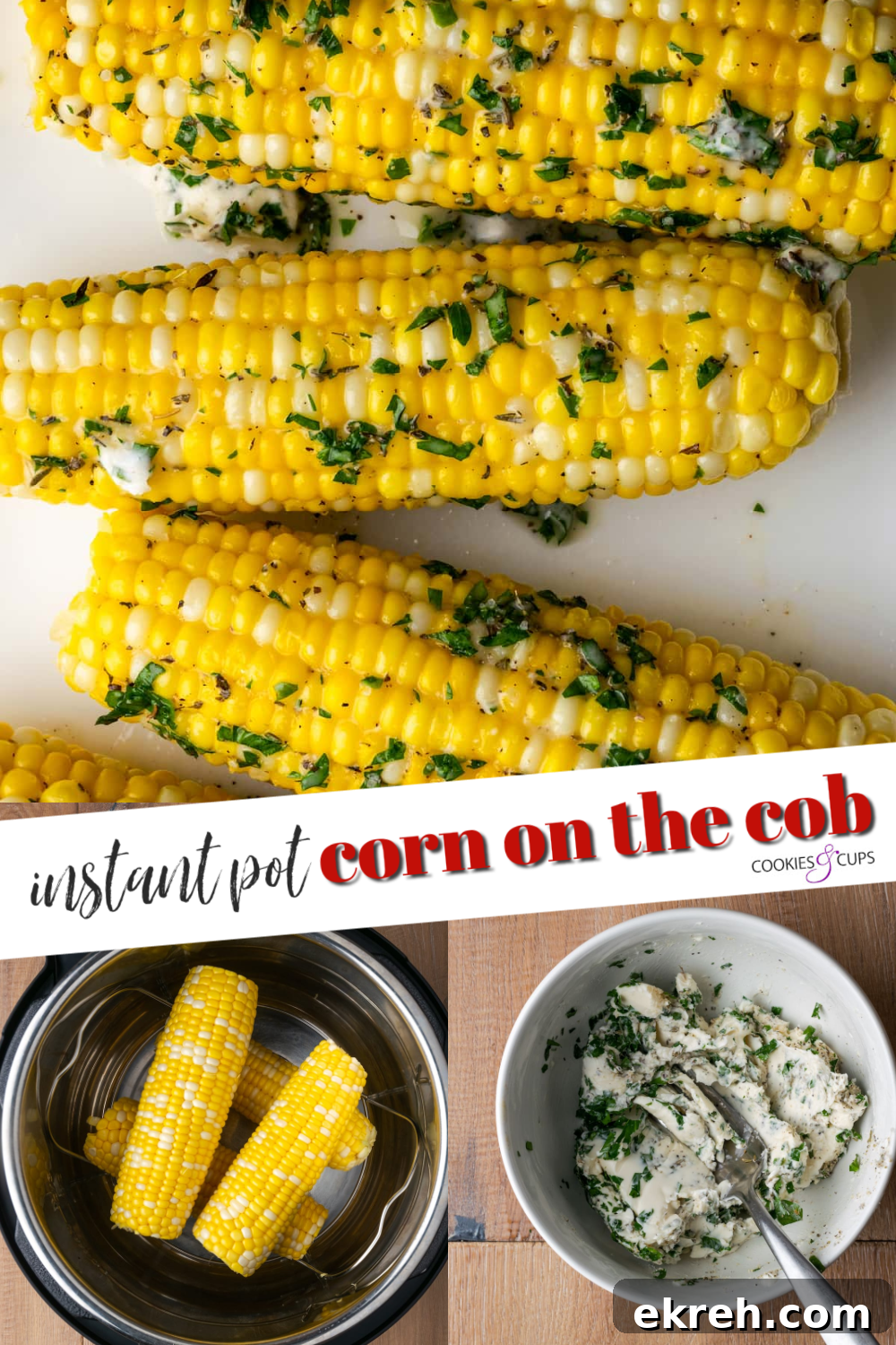 Instant Pot Corn on the Cob Pinterest Image