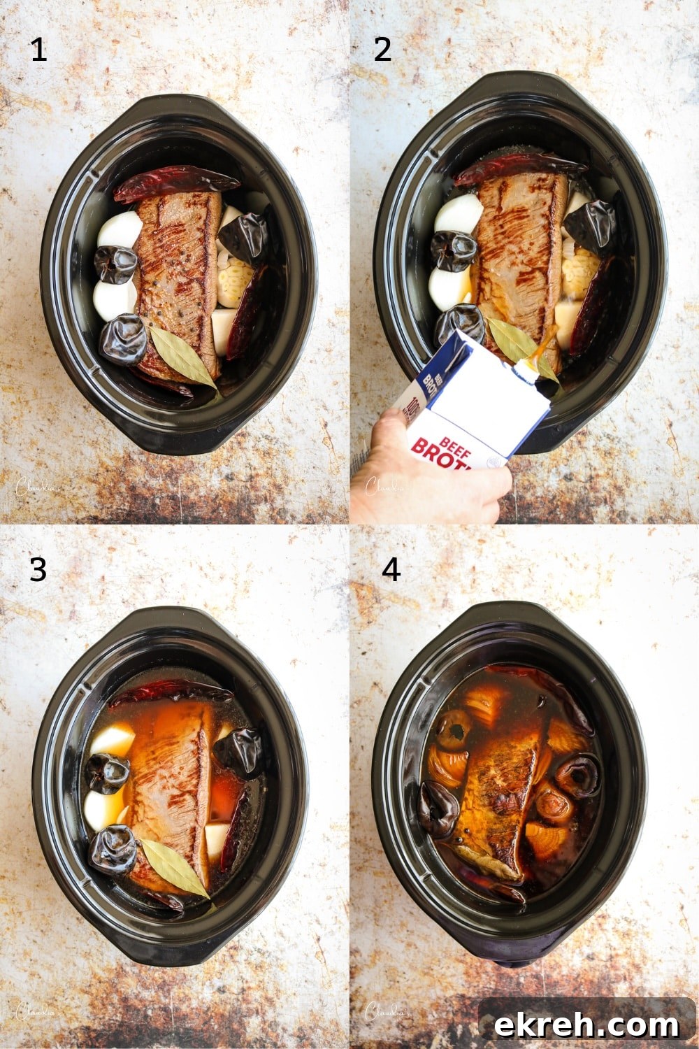 Slow-Braised Spicy Brisket Tacos Recipe 4 how to braise brisket for tacos