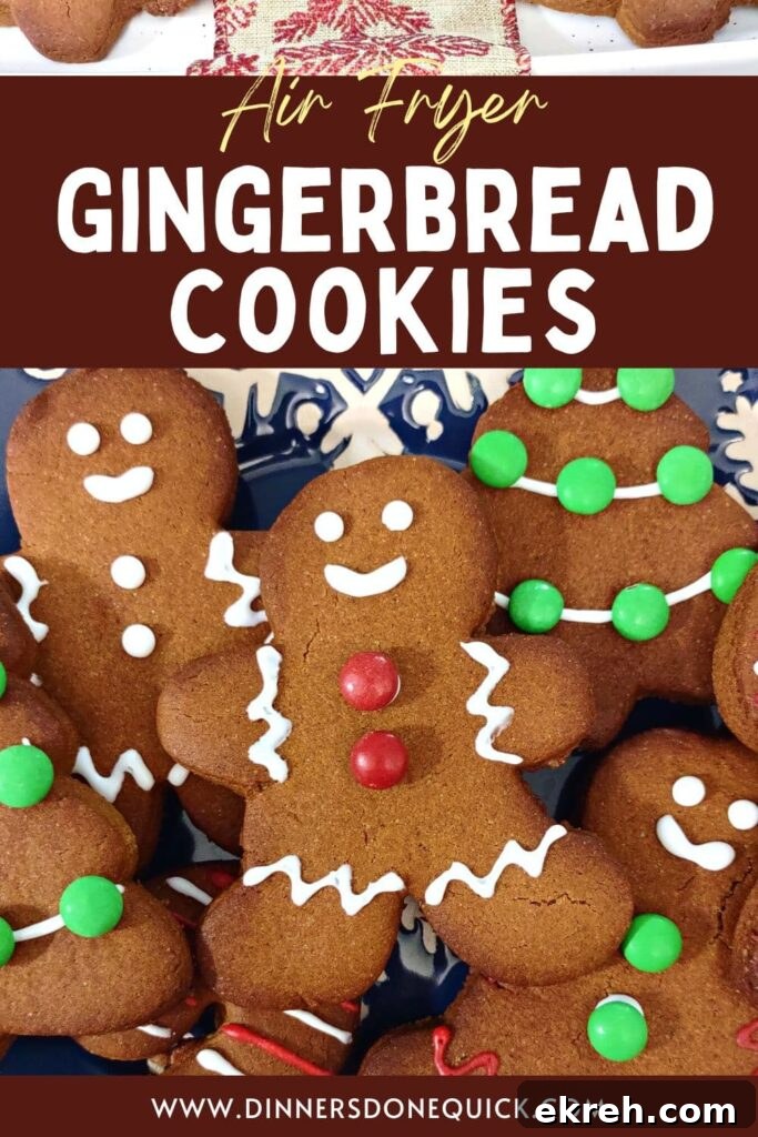 air fryer gingerbread cookies recipe dinners done quick pinterest