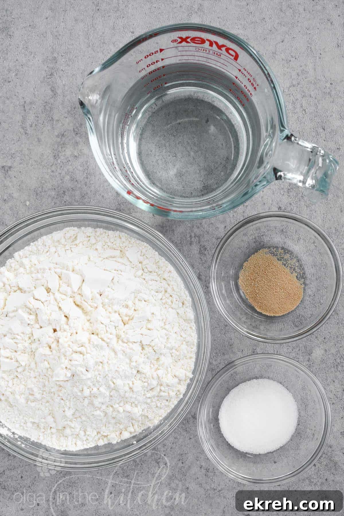 Shaping no-knead dough on floured surface