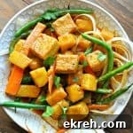 Vegan pineapple tofu curry thumbnail