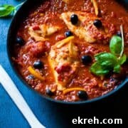 One Pan Easy Chicken Cacciatore
