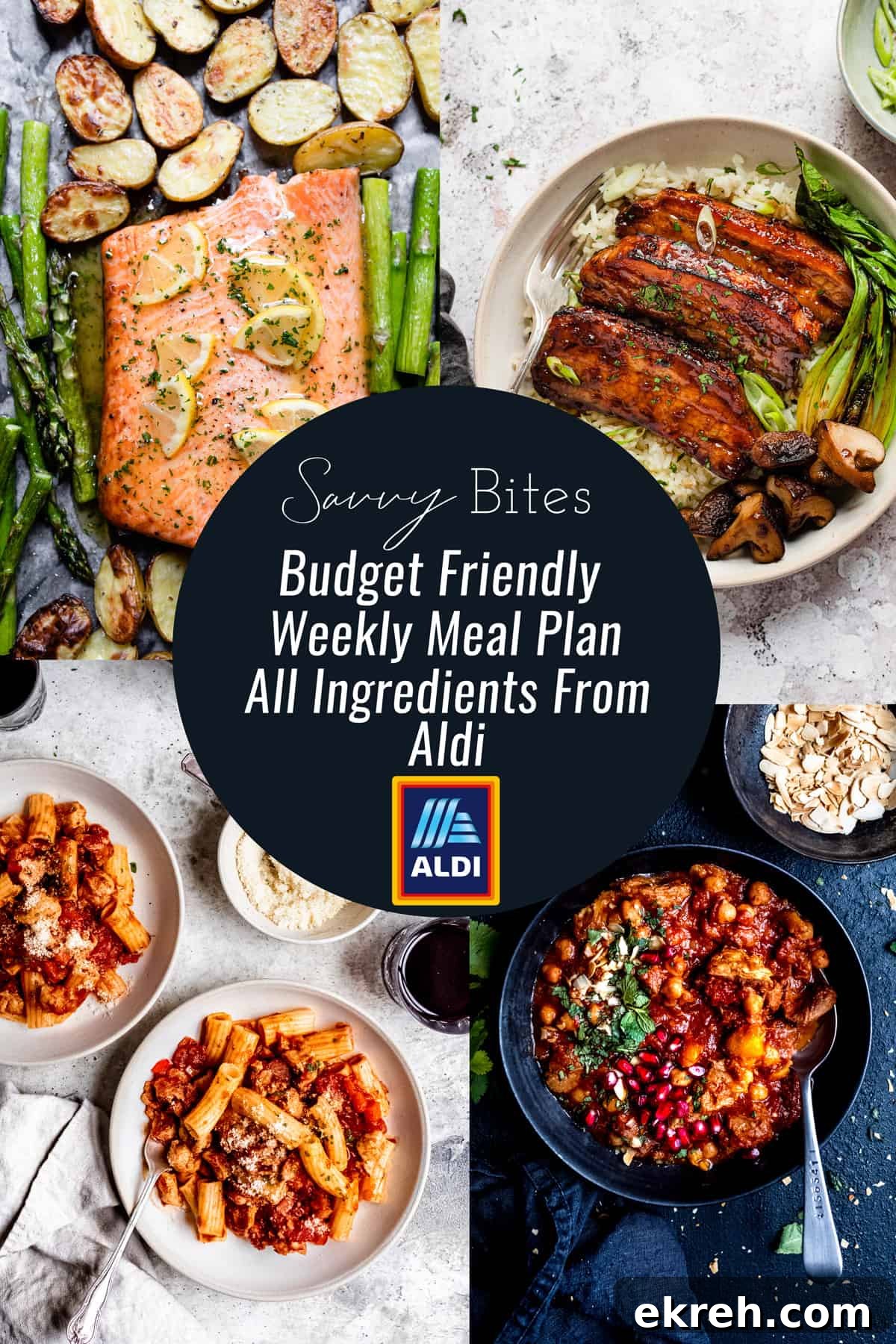 Aldi budget meal plan recipes
