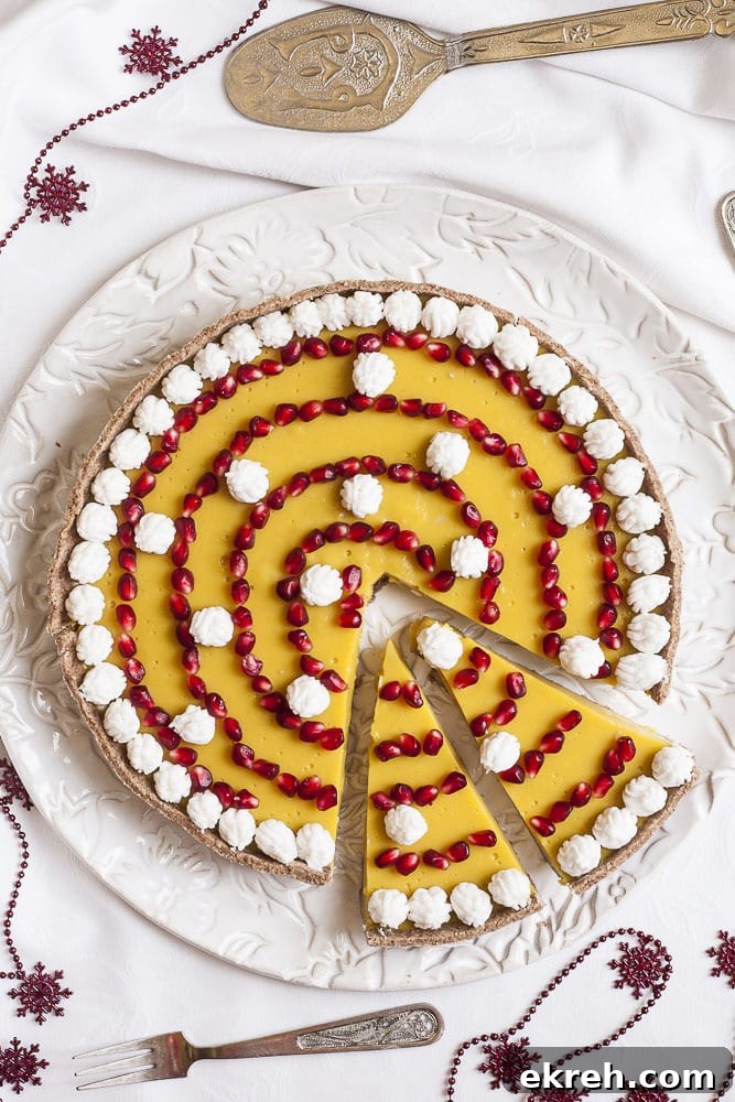 27 Wholesome Christmas Desserts 19 Vegan Custard Tart