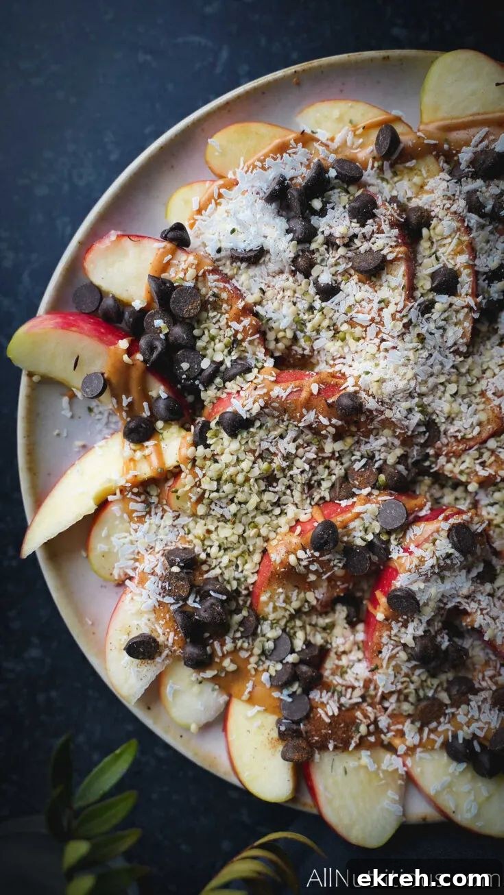 27 Wholesome Christmas Desserts 3 Healthy Apple Nachos