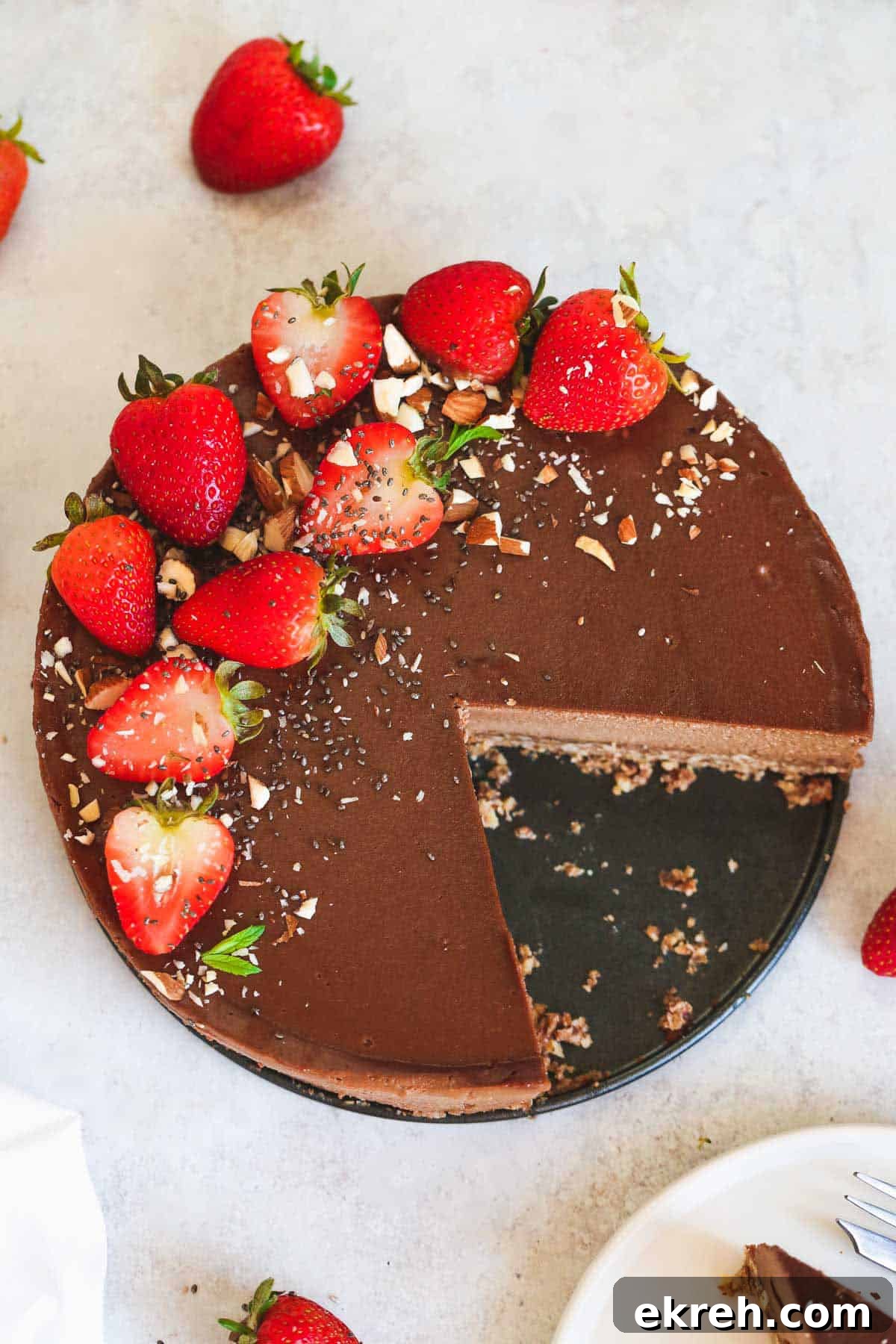 27 Wholesome Christmas Desserts 21 Vegan Chocolate Cheesecake