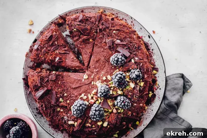 27 Wholesome Christmas Desserts 22 Vegan Chocolate Mousse Cake
