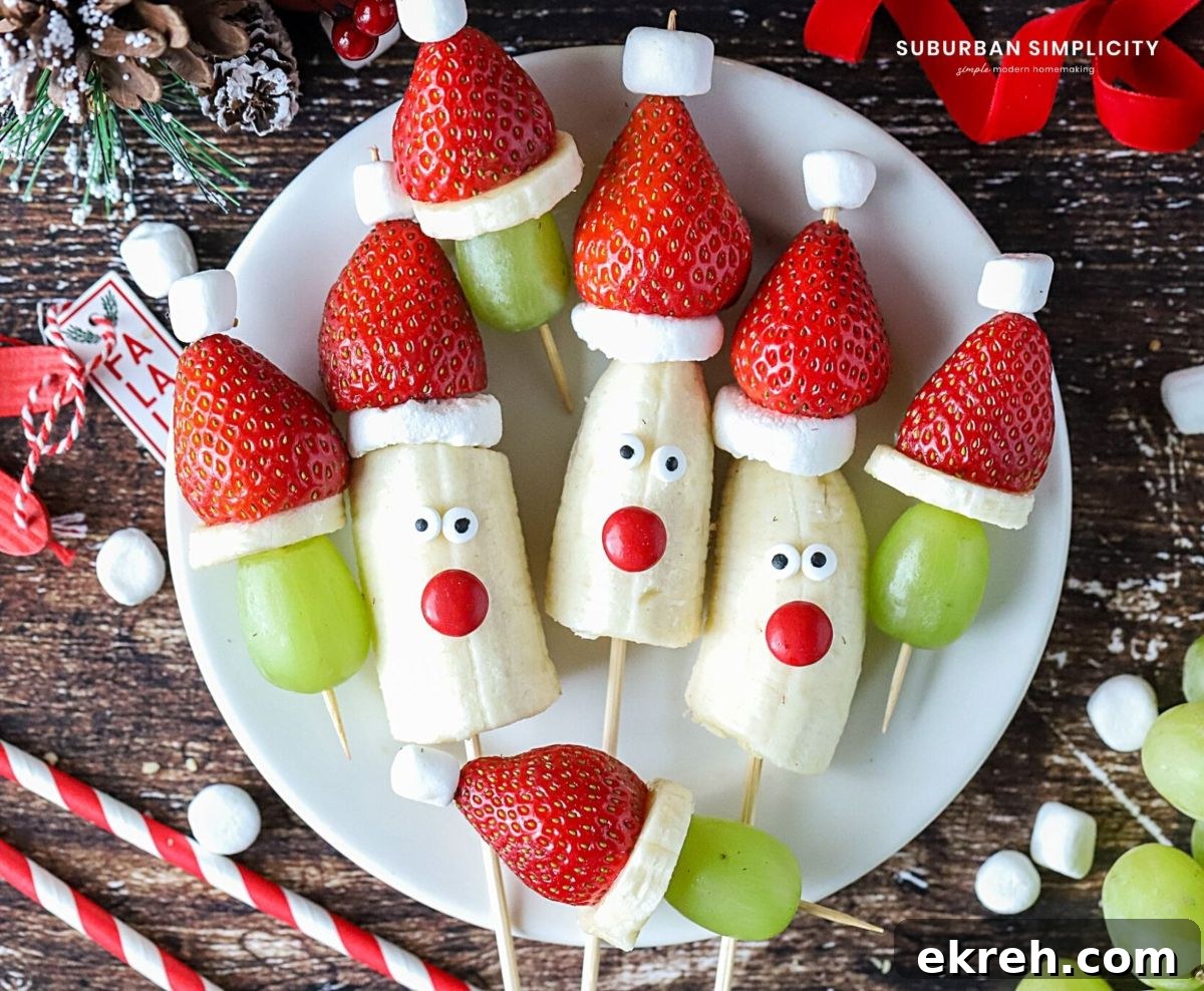 27 Wholesome Christmas Desserts 6 Christmas Fruit Kabobs