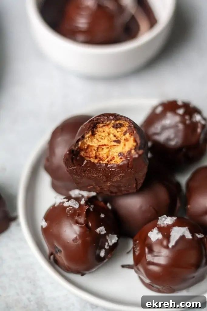 27 Wholesome Christmas Desserts 8 Paleo Chocolate Covered Almond Butter Balls