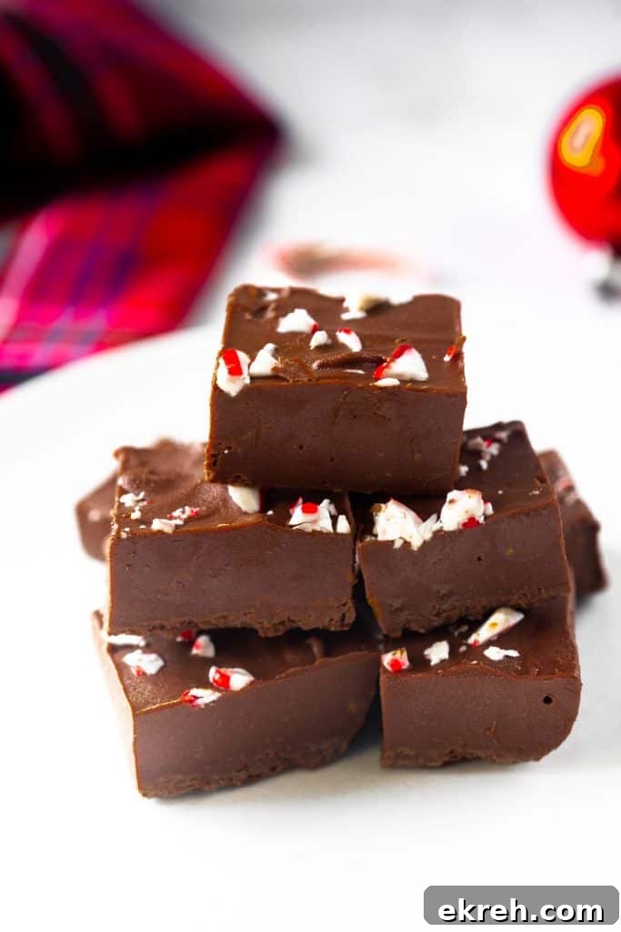 27 Wholesome Christmas Desserts 10 Vegan Peppermint Fudge