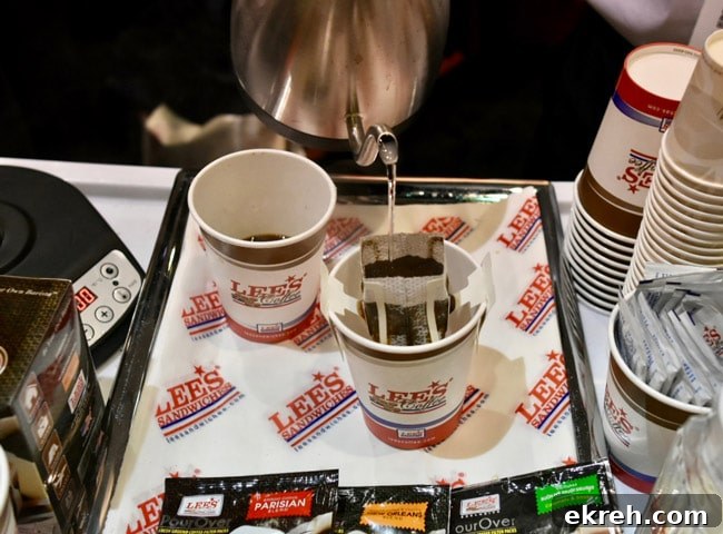 Winter Fancy Food Show 2018 Lee's Pour Over Coffee on the go